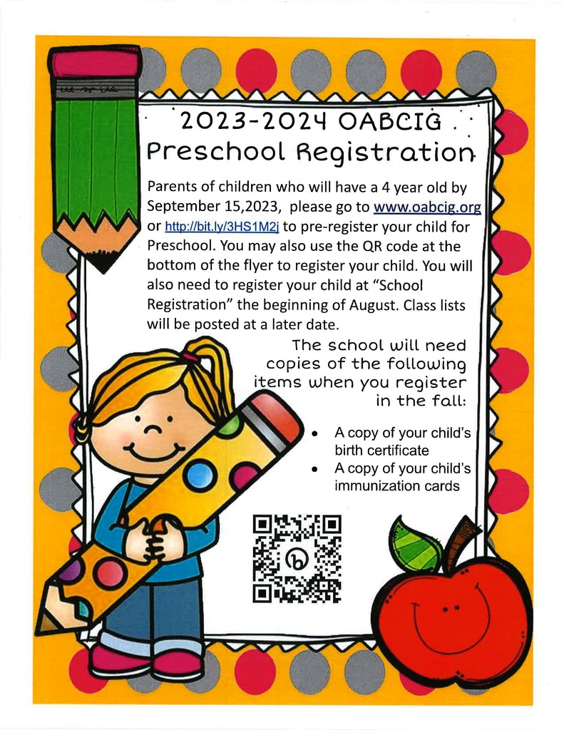 preschool flyer