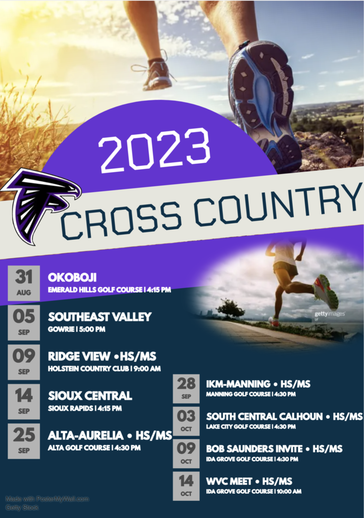 HS/MS Cross Country Schedule